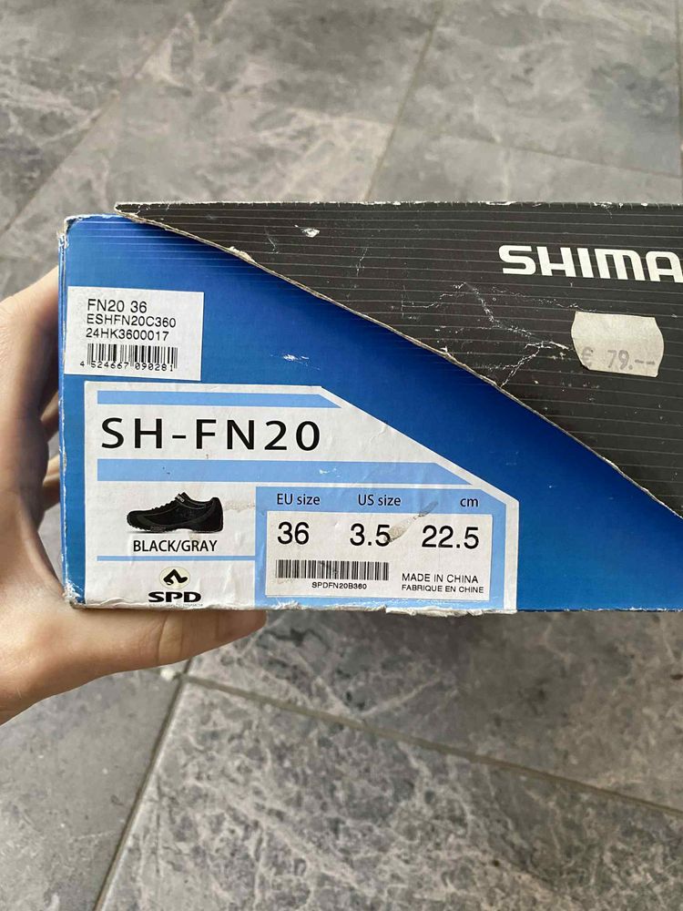 Czarne buty kolarskie rowerowe Shimano 36 spd
