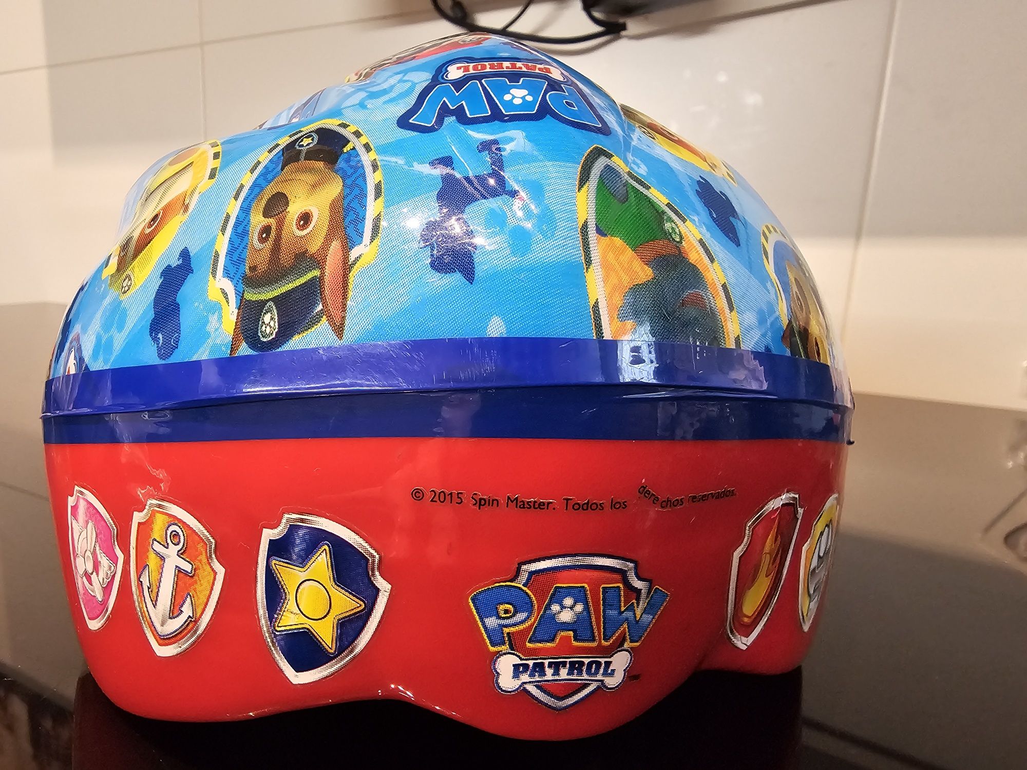 Capacete bicicleta da Patrulha Pata