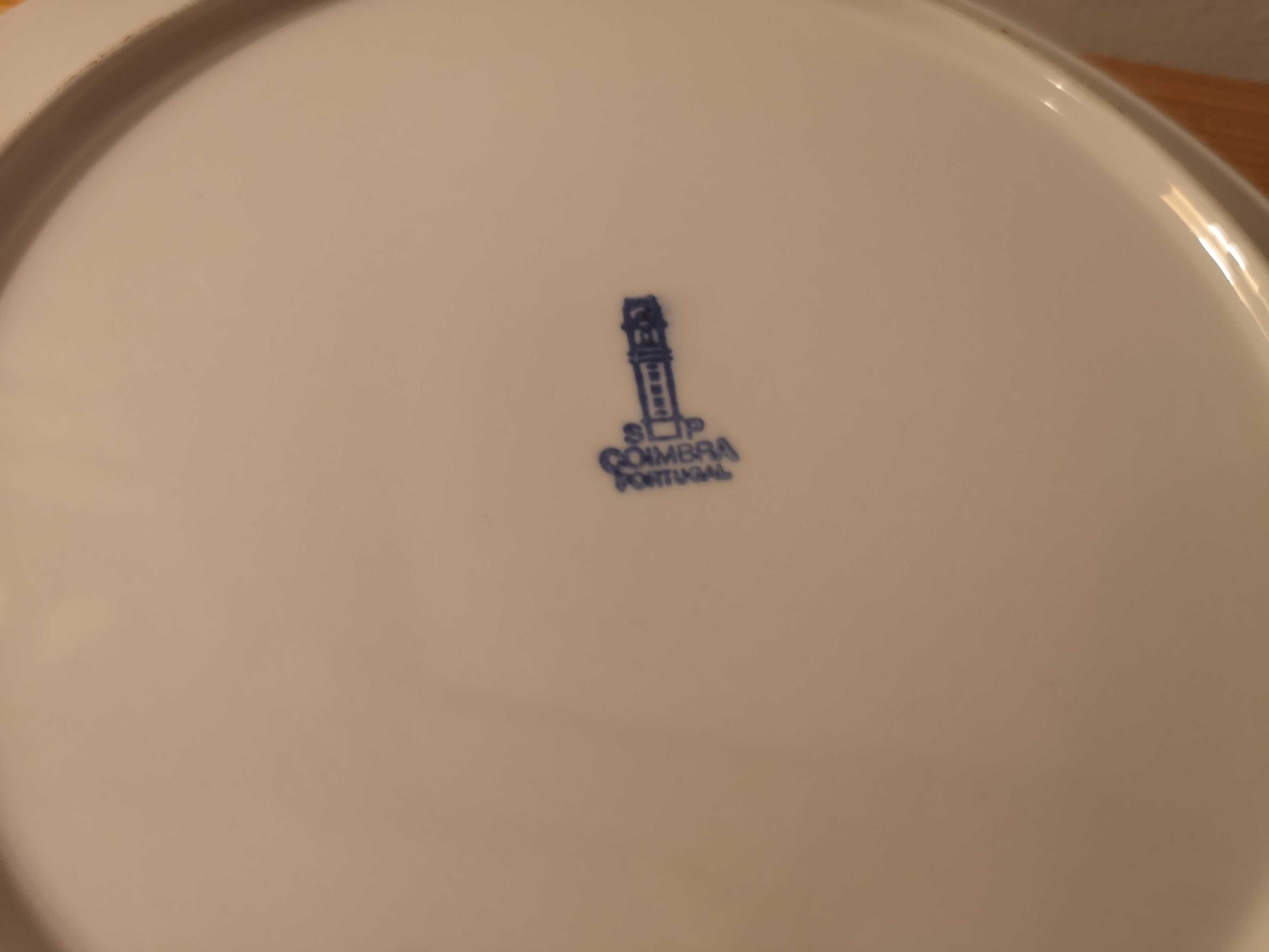 Serviço loiça azul de Coimbra vintage