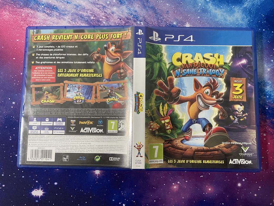 Jogo Crash Bandiccot Trilogy PS4