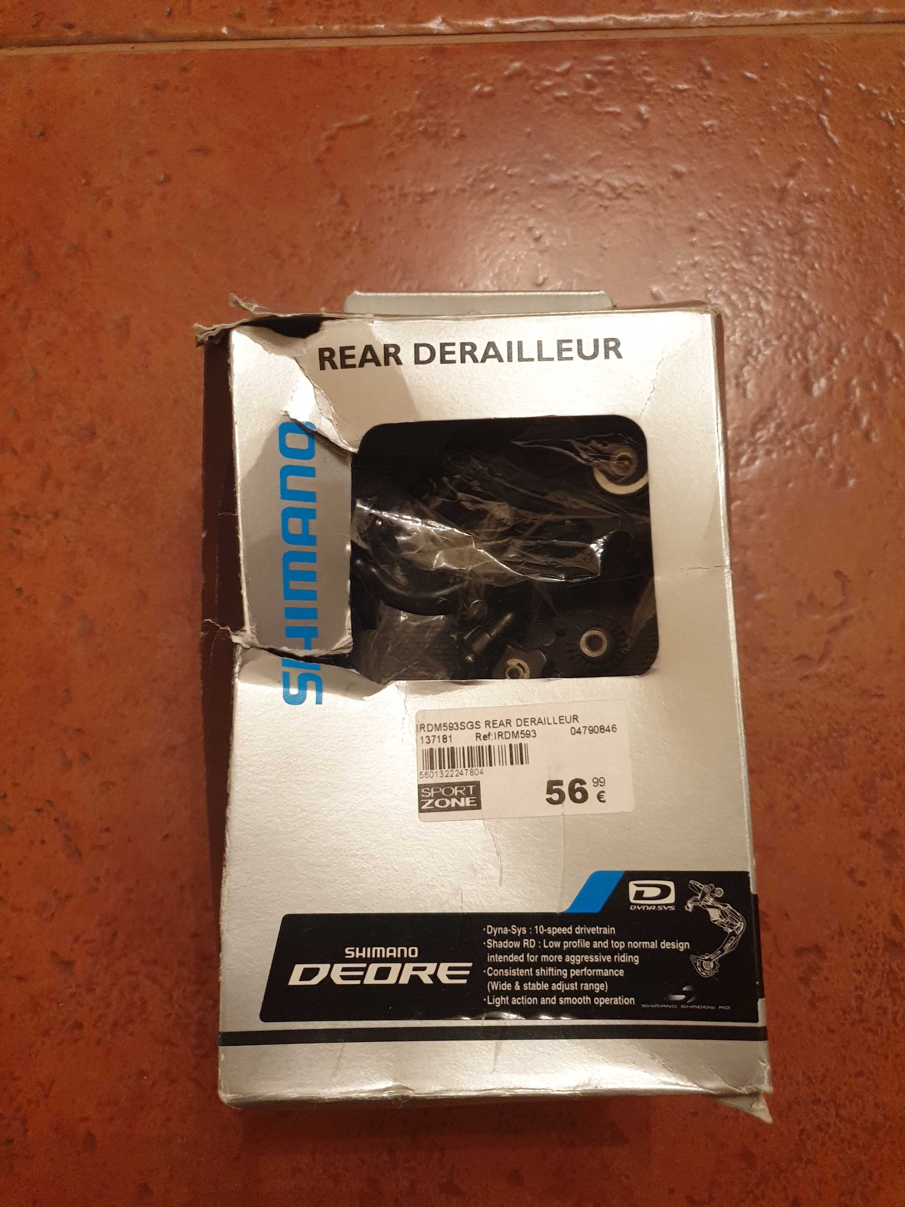 Desviador traseiro shimano deore rd-m593