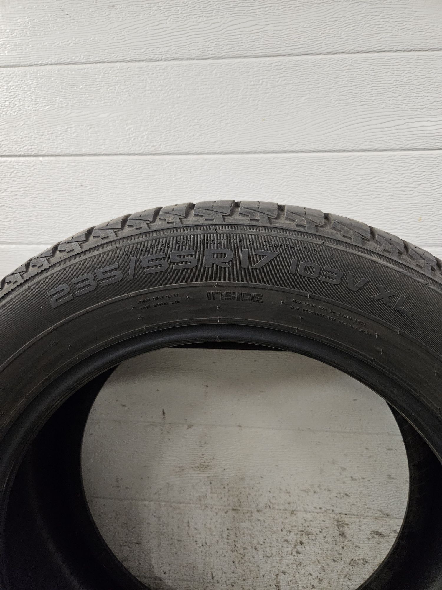 Opony 235/55R17 6mm
