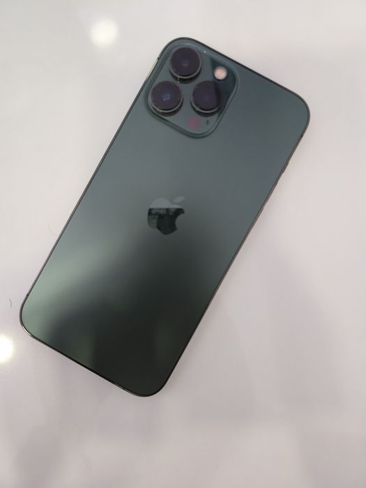 Iphone 13 pro max verde 256gb com caixa original
