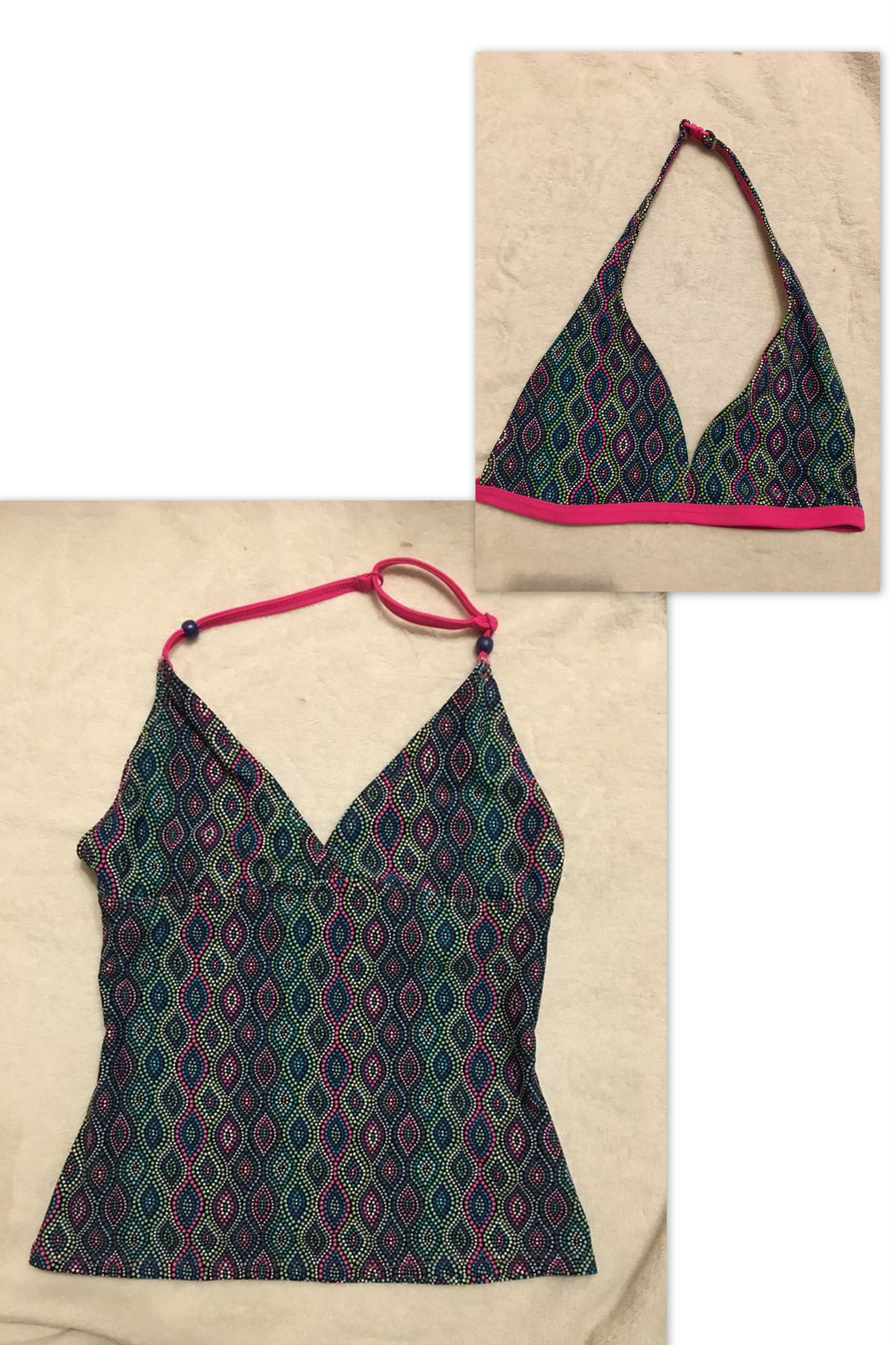 Tankini i stanik -góra od stroju kąpielowego Beach Boutique 152-158 cm