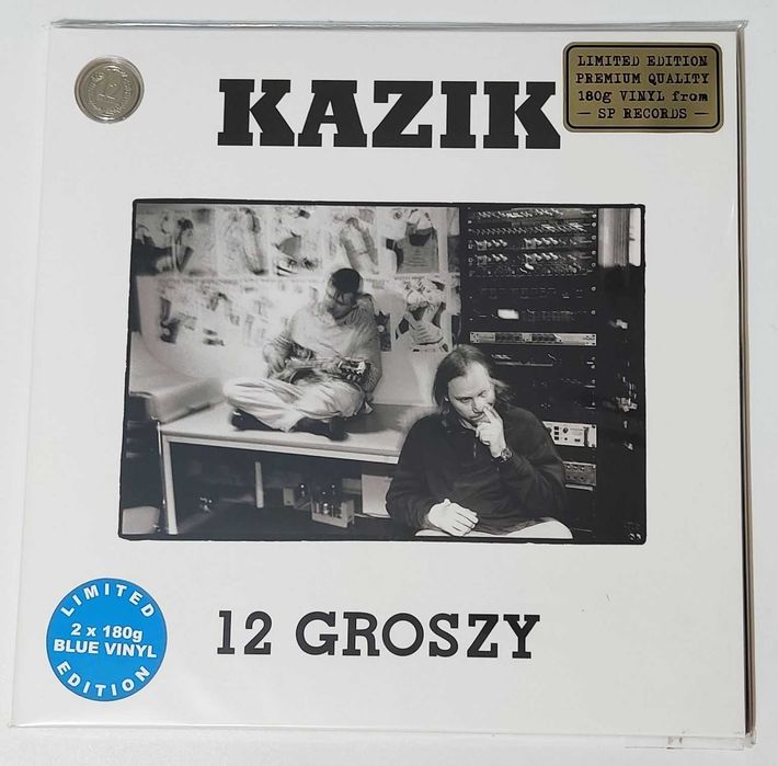 Kazik - 12 groszy LP płyta winylowa NOWA FOLIA Blue vinyl