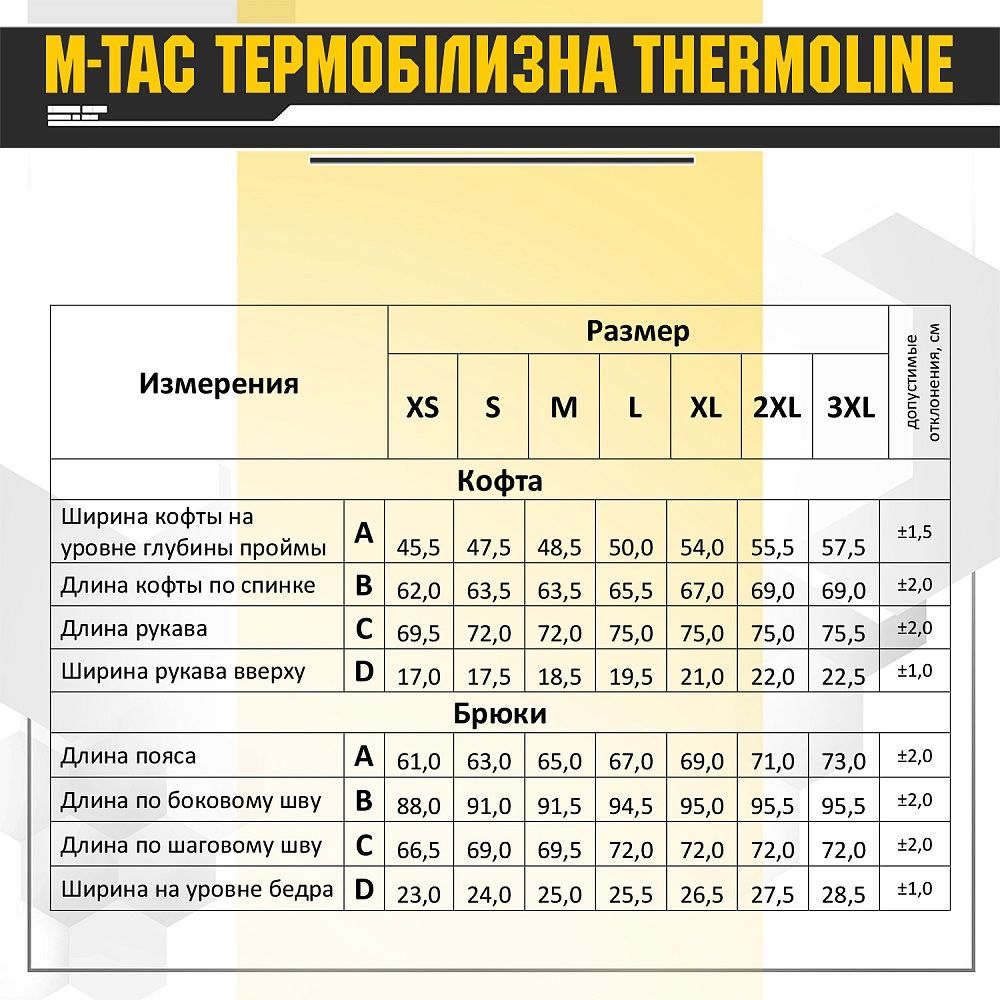 Термобілизна M-Tac ThermoLine Olive level 1