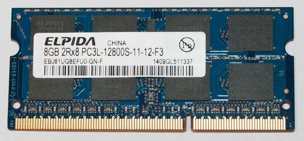 DDR3-8GB х2 1600MHz SO-DIMM 1.35V Оригинал