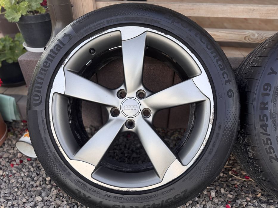 Felgi Koła 19 5x112 ORYGINAŁ Audi *ROTOR* A6 A8 Q5 Opony