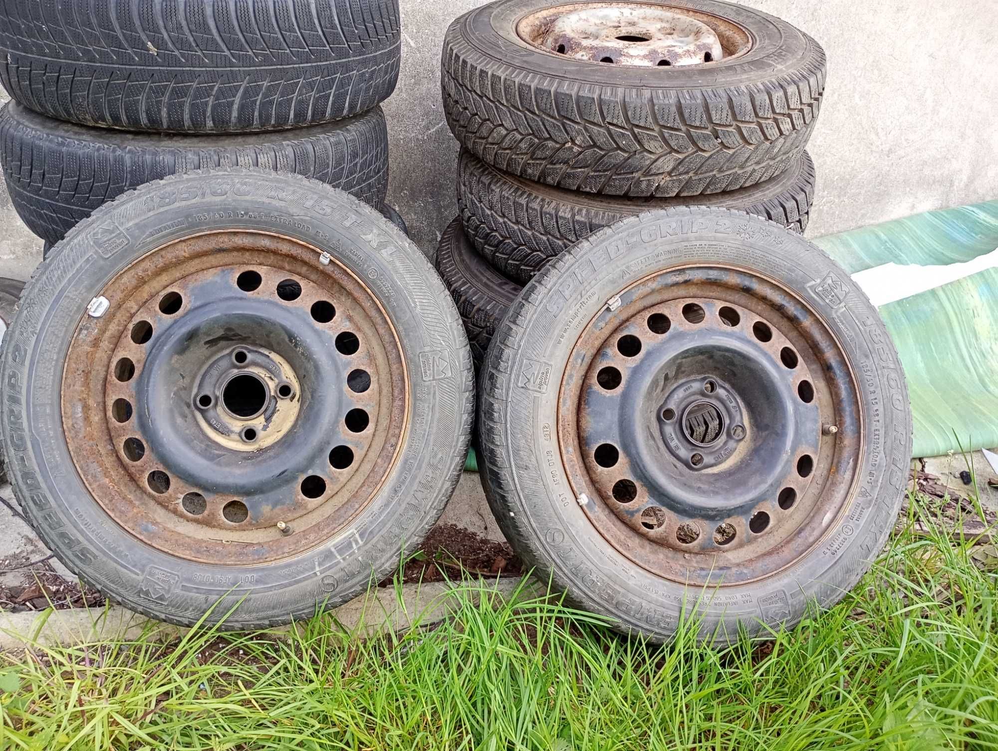 Sprzedam opony wraz z felgami 185/60 r15
