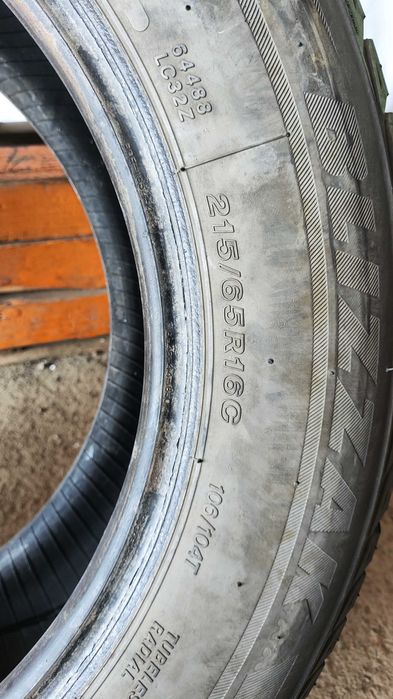 БЕЗ ПРЕДОПЛАТ/Резина/Колеса Bridgestone 215 65 R16C 106/104T Зима №2