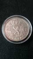 Moneta 2 1/2 Guldena z 1961 roku srebra- srebro antyk.