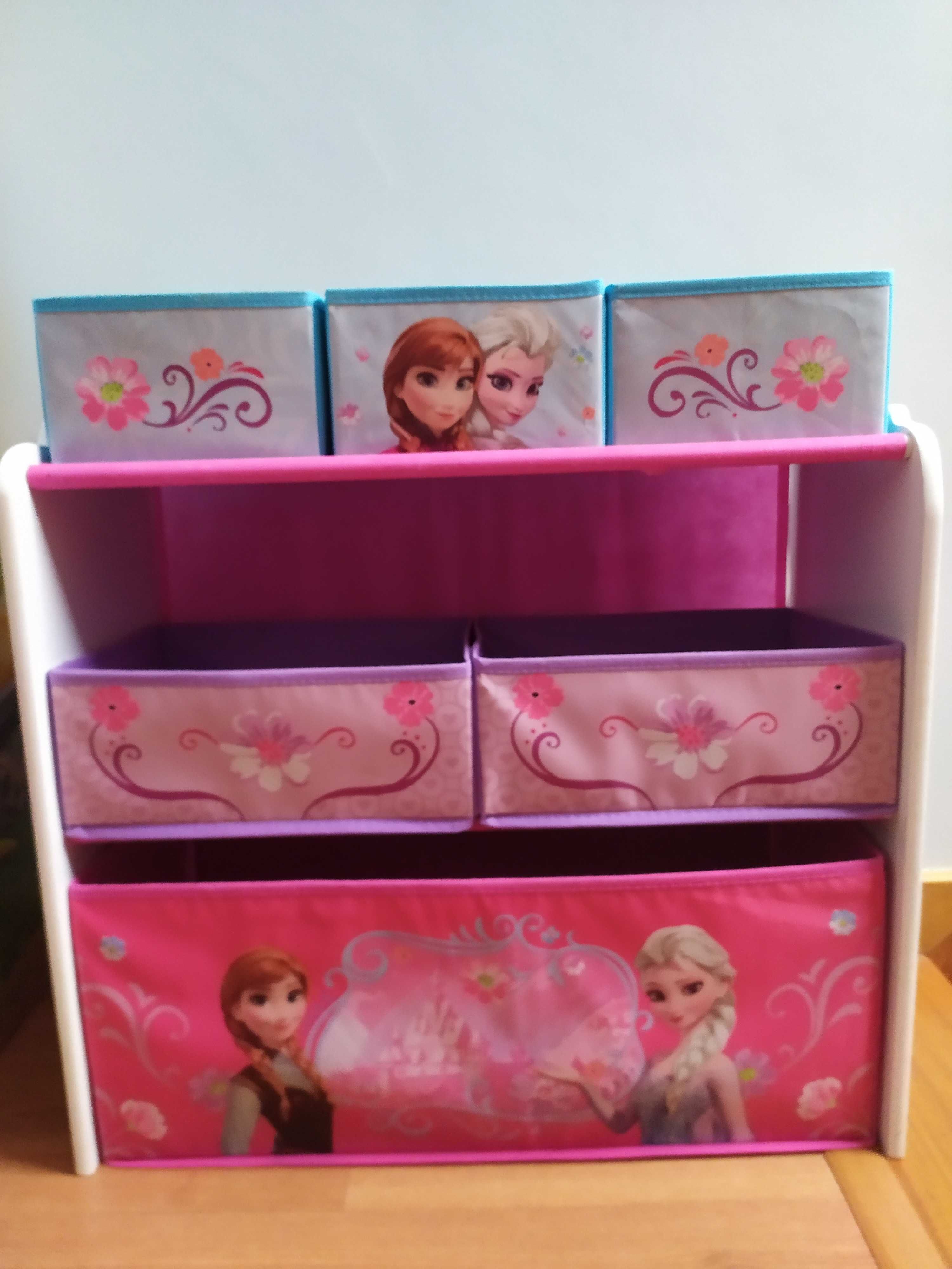 Estante com gavetas Frozen