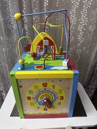 Дерев'яний бізікуб 5 в 1 Viga toys 30*55