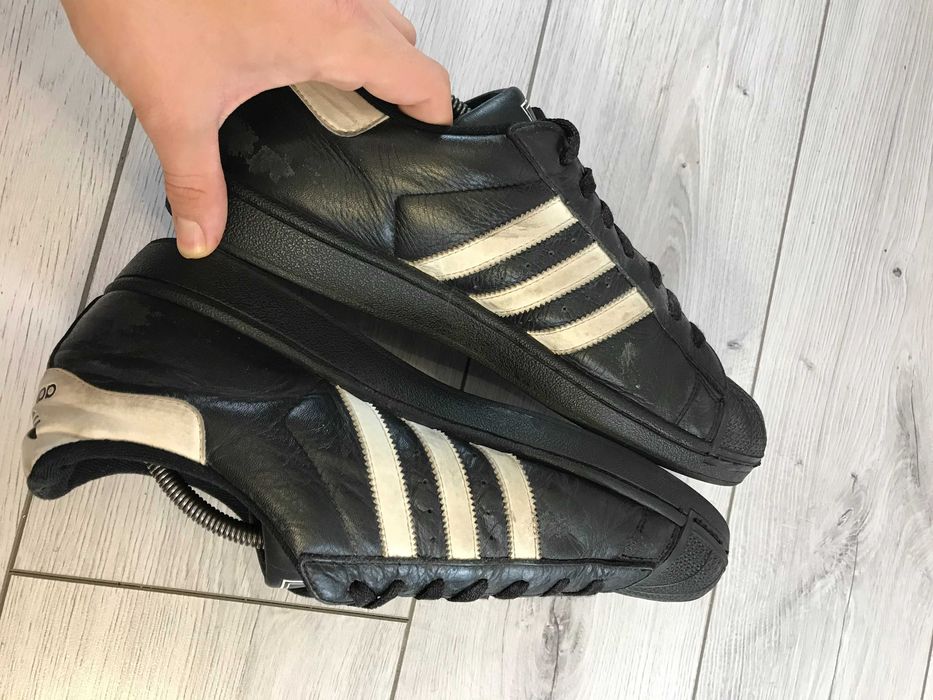 Buty Adidas Superstar czarne skórzane rozm. 46,5