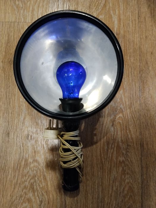 Синяя лампа, рефлектор Минина.