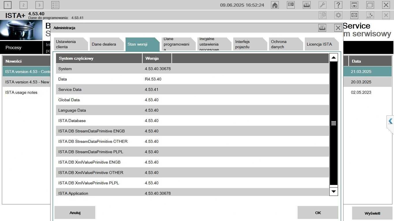 BMW ISTA+ 4.53.40 PL/EN/DE (ENET, K+Dcan, ICOM) - diagsocar.com