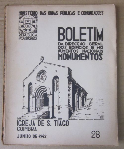 BOLETIM da Direcção Geral dos Edifícios e Monumentos Nacionais