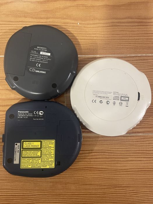 Discmans Sony, Philips, Panasonic