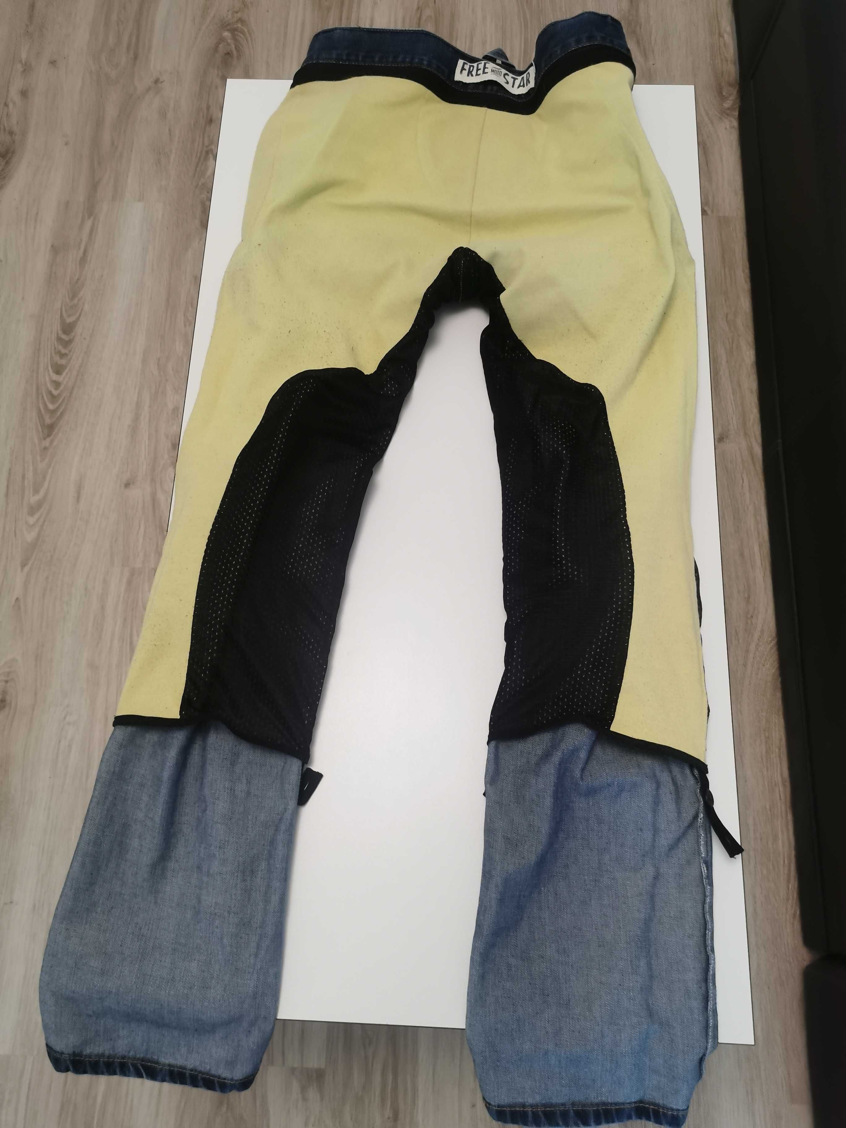 Jeansy motocyklowe Freestar Road Vintage rozmiar M / L