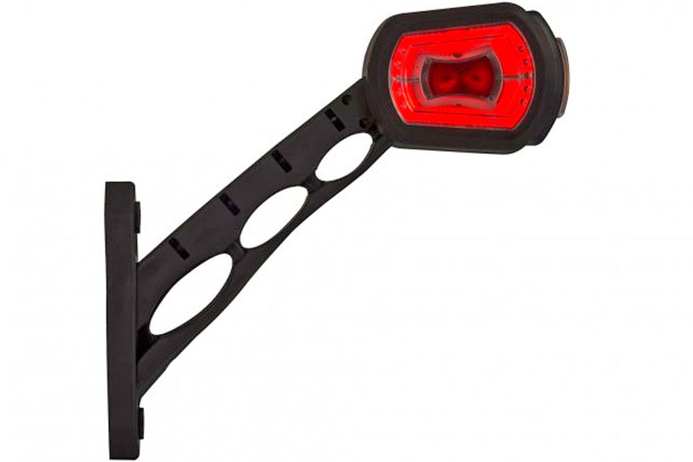 Lampa obrysowa HORPOL LDCC 2699 LED prawa na gumowym wysięgniku