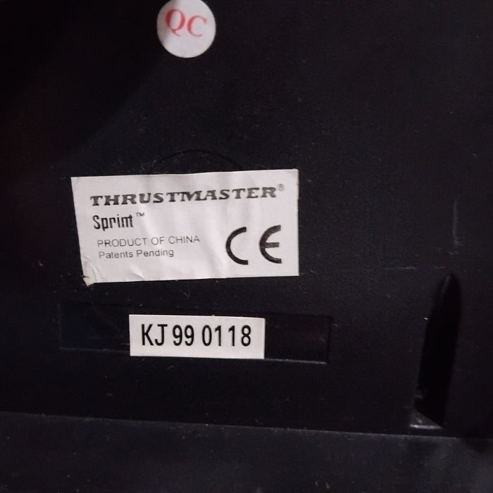 Volante PC video jogo antigo ThrustMaster Formula Sprint