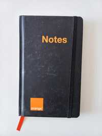 Notes z gumką orange