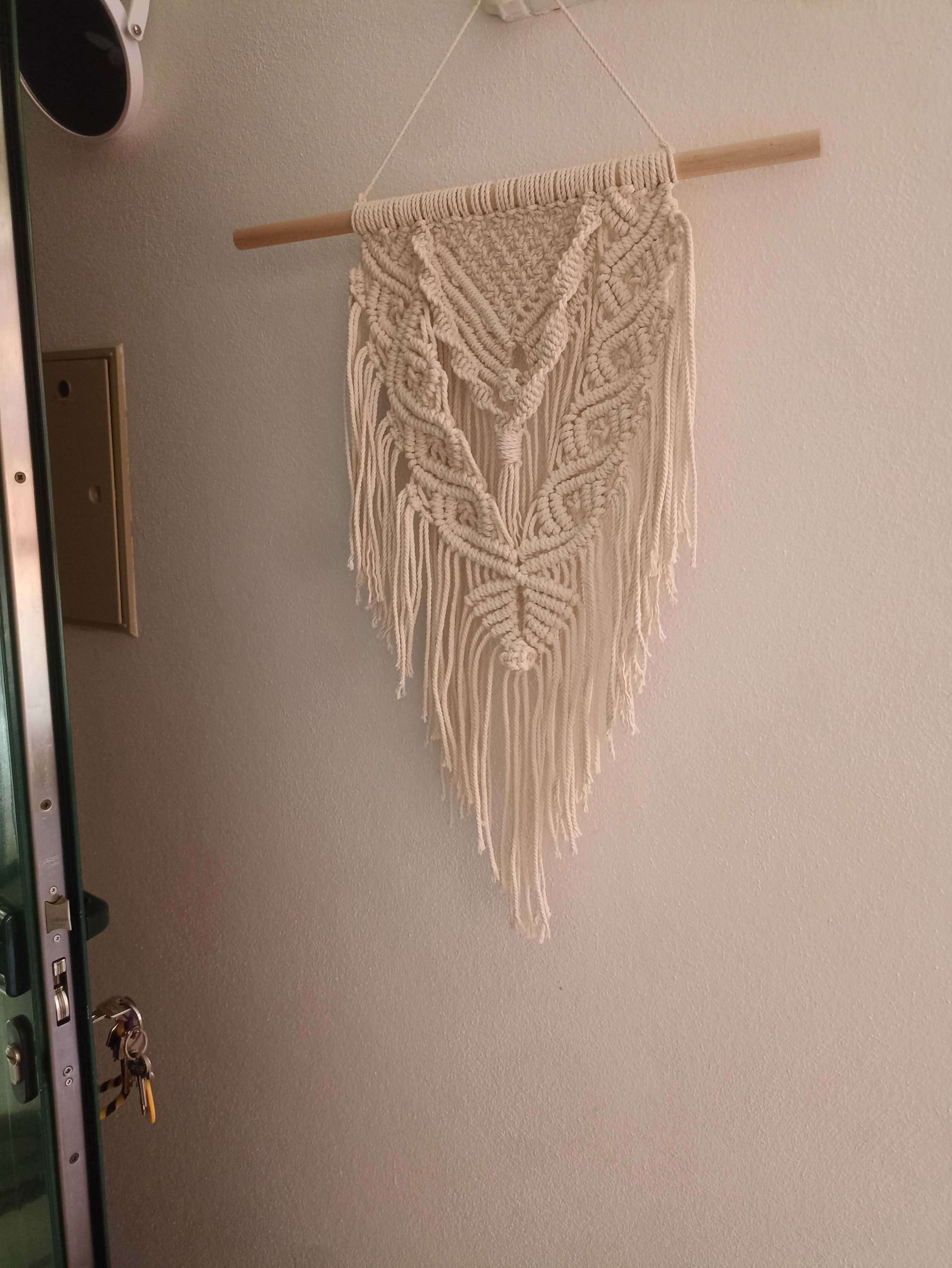 Painel macramé de pendurar