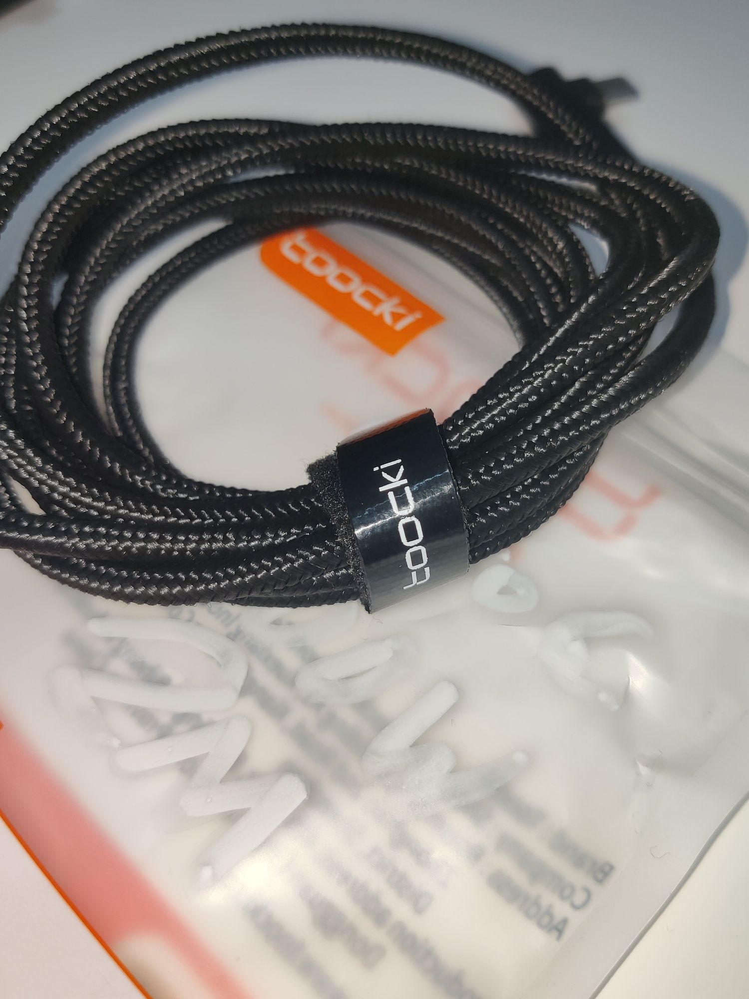 Kabel 100W 2m Toocki 90° Type C to Type C
