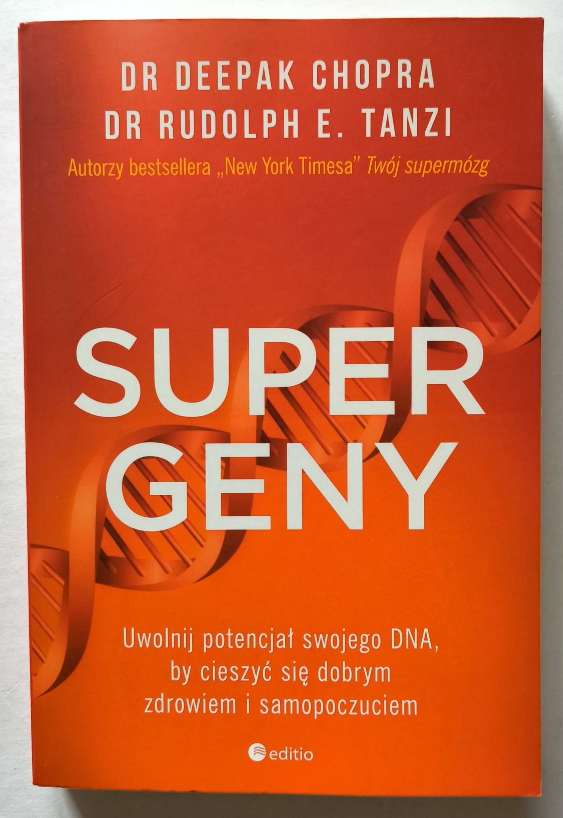 SUPERGENY. Uwolnij potencjał swojego DNA, Chopra, Tanzi, UNIKAT!