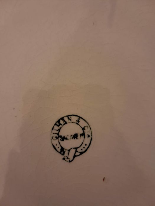 Pratão em faiança Sacavém