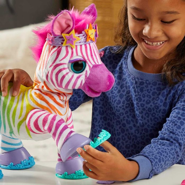 Интерактивная радужная Зебра furReal Zenya My Rainbow Zebra F6373