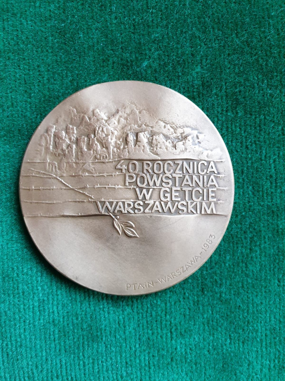 Medal pamiątkowy 40 rocznica powstania Getto Warszawskie