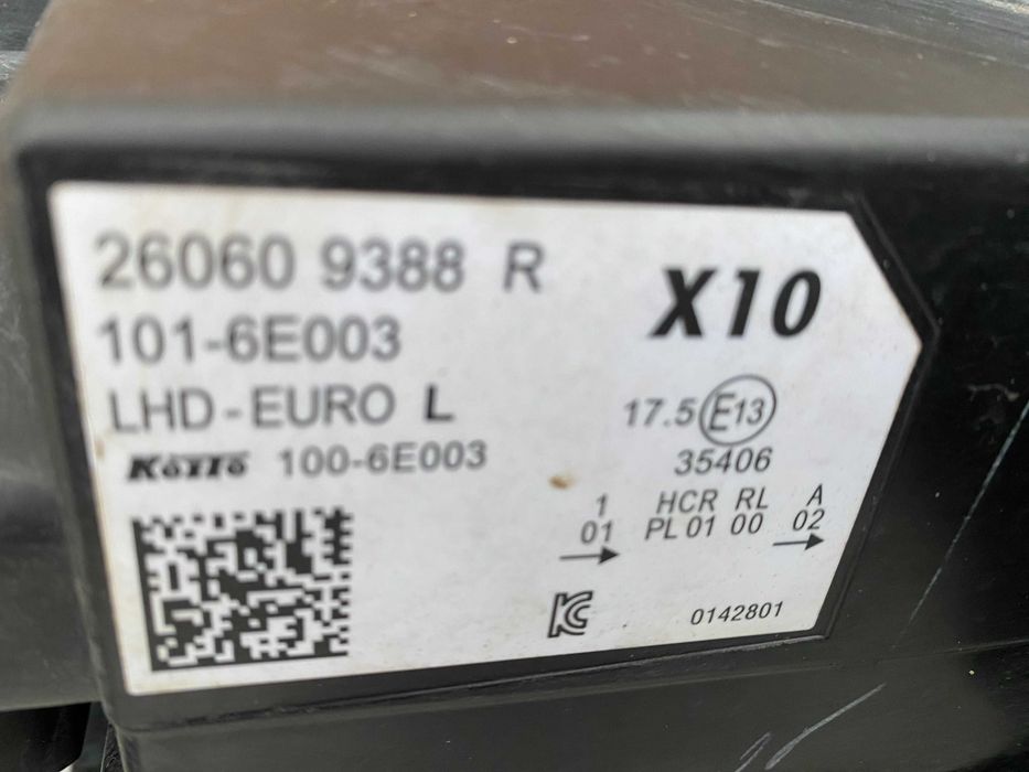 Renault Zoe II Lift 22- Lampy Full Led Pure Vision Lewa Prawa