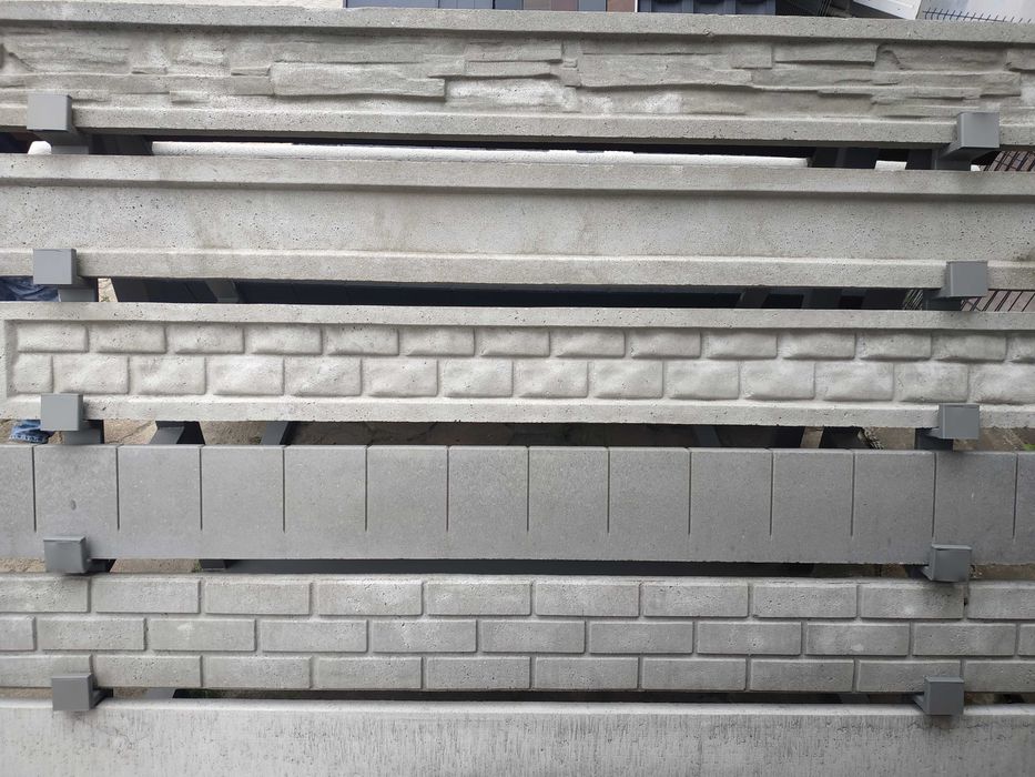 Panel ogrodzeniowy 123 fi 4 + podmurówka Ogrodzenie panelowe 3D grafit