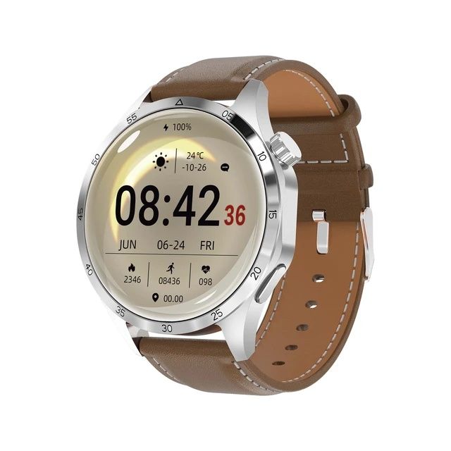 GT4 Pro Plus Smartwatch 48mm com chamadas (Novo) pele Castanha