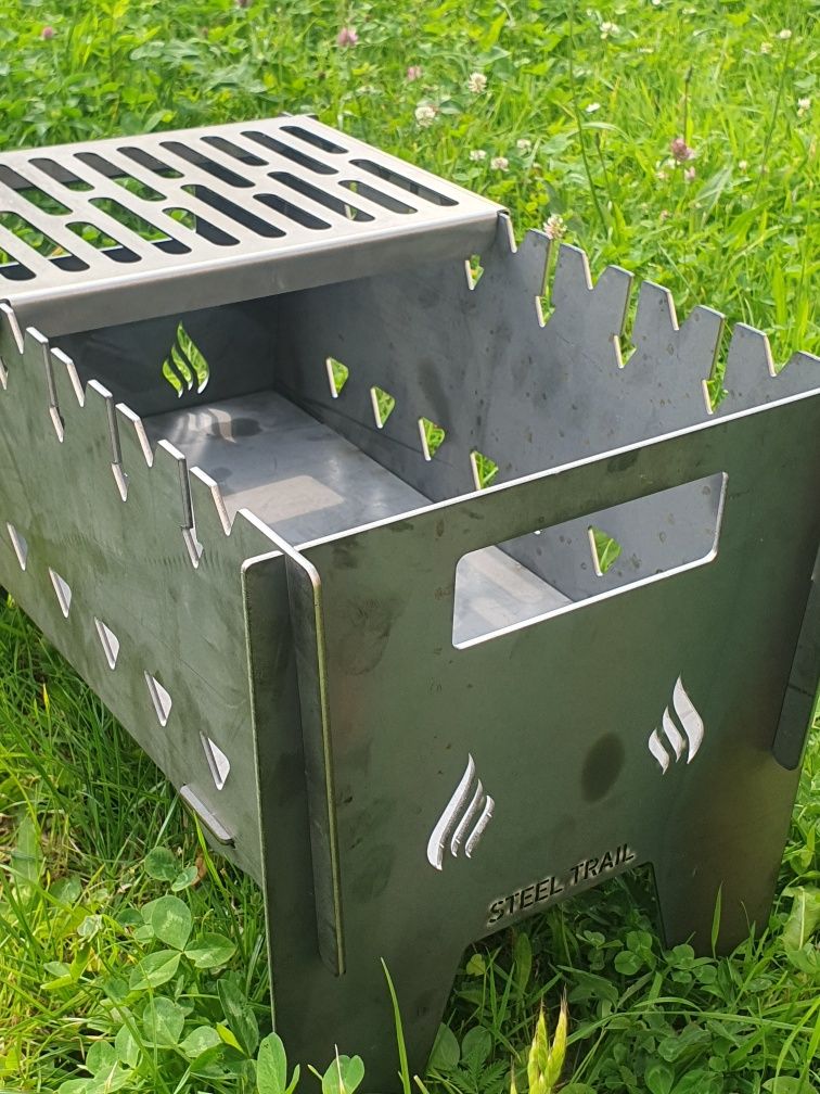 Grill Mangal składany - palenisko - Mocny - blacha 3 mm  + ruszt