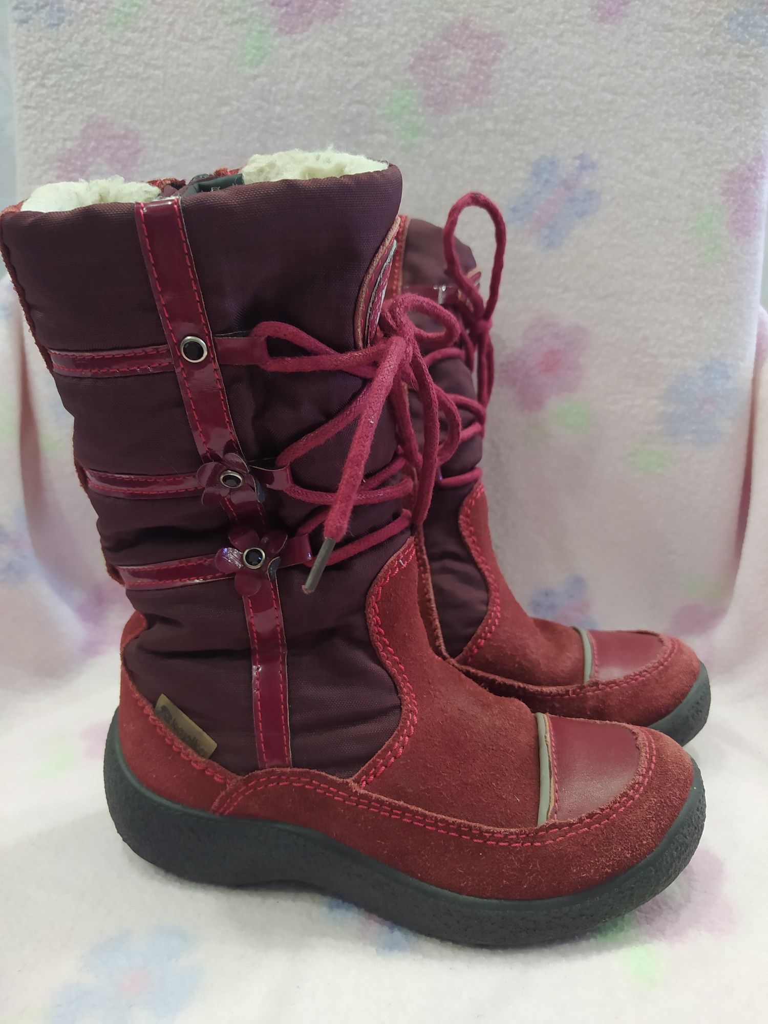 Зимові чобітки Kapika, зимове взуття для дівчинки 27 розмір