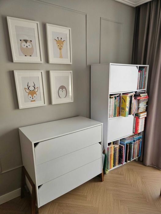 Zestaw mebli Bellamy LOTTA regał i dwie komody