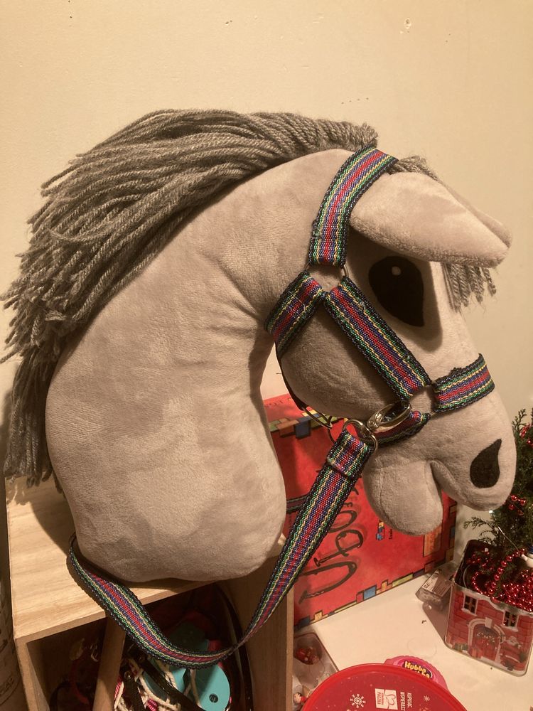 Hobby Horse siwy A3 duży. Bogaty komplet, akcesoria!