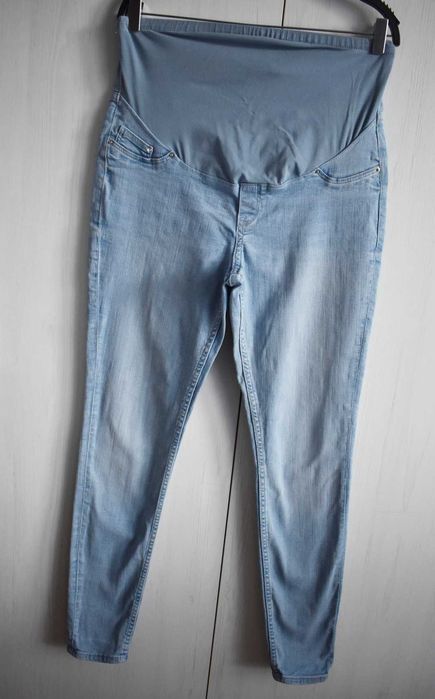 Spodnie ciążowe 40 L jeansowe dżinsowe skinny rurki dżinsy jeansy H&M