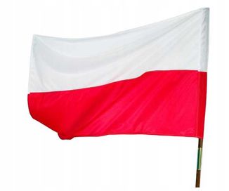 Flaga Polski Flagi Polski 112x70 cm PROTEST ROLNIKÓW