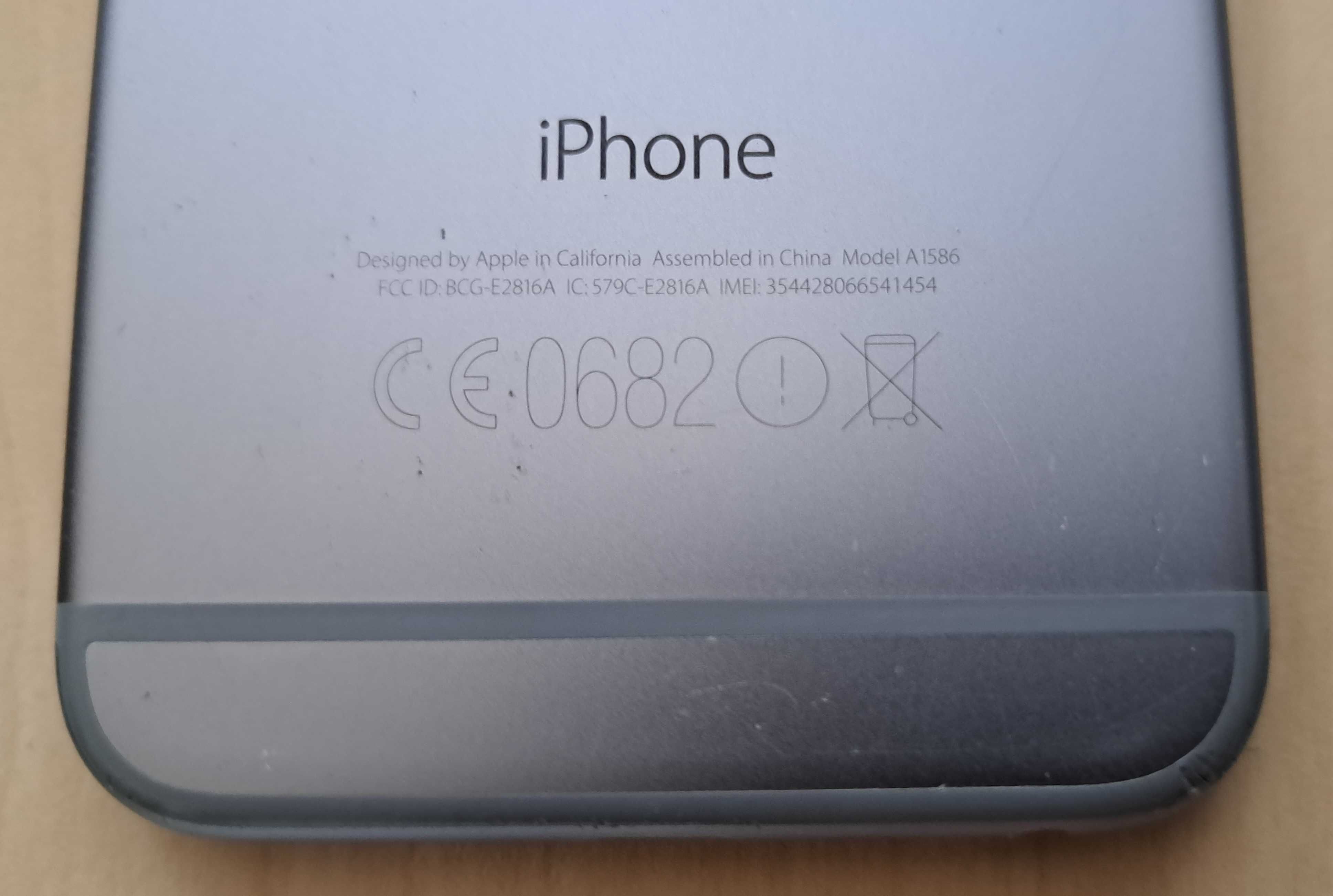 Smartfon Apple iPhone 6 A1586 Szary - uszkodzony