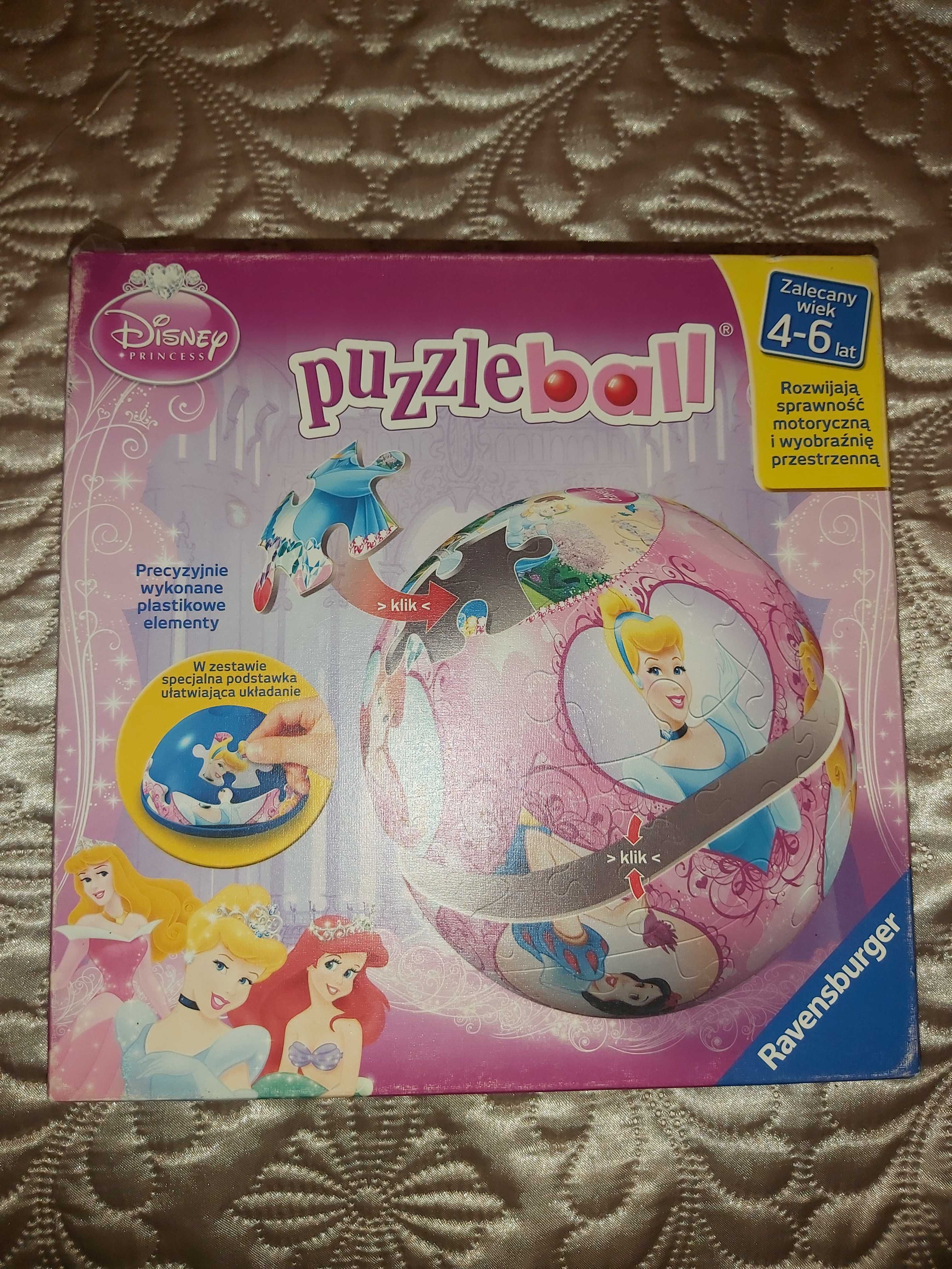 Puzzle ball, Disney puzle kula dla dziewczynki