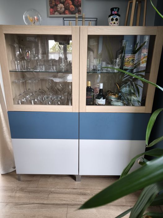 Besta Ikea Witryna + szafka RTV