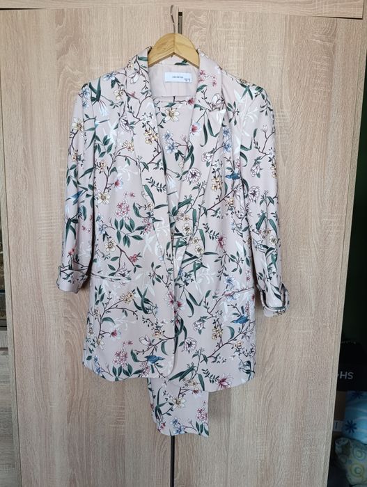 Garnitur damski Reserved 38 M komplet spodnie marynarka żakiet