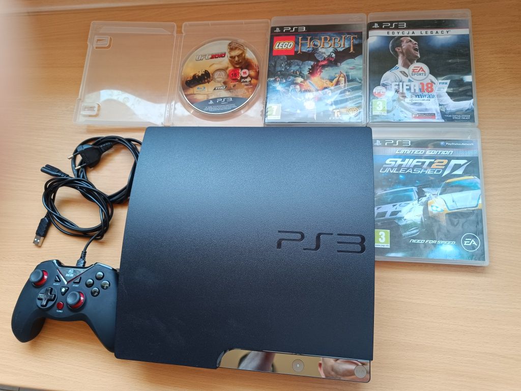 Konsola PlayStation 3 Slim, PS3, dysk 250GBstan bdb, możliwa wysyłka