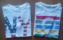 T-shirts Benetton 2XL rapaz