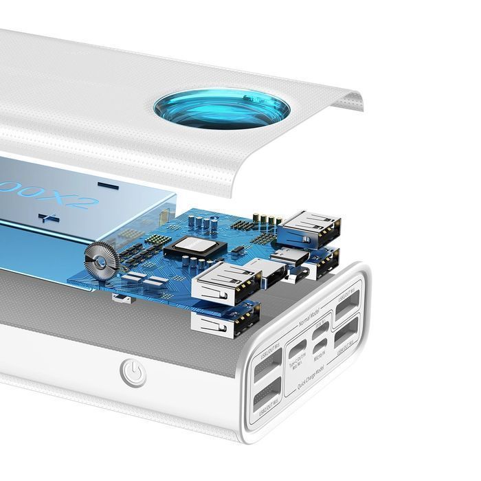 Baseus Amblight powerbank 65W 30000mAh Overseas Edition biały ()