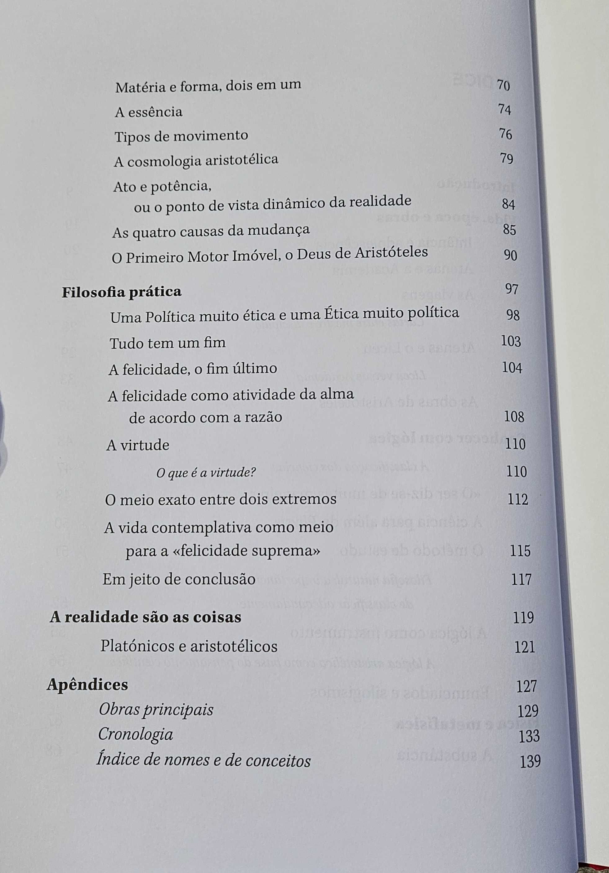 Livro Aristóteles - da potência ao ato