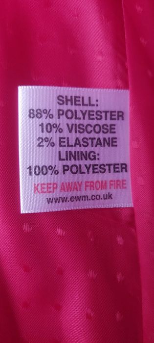 Kurtka/płaszcz flauszowy r. 16 XL